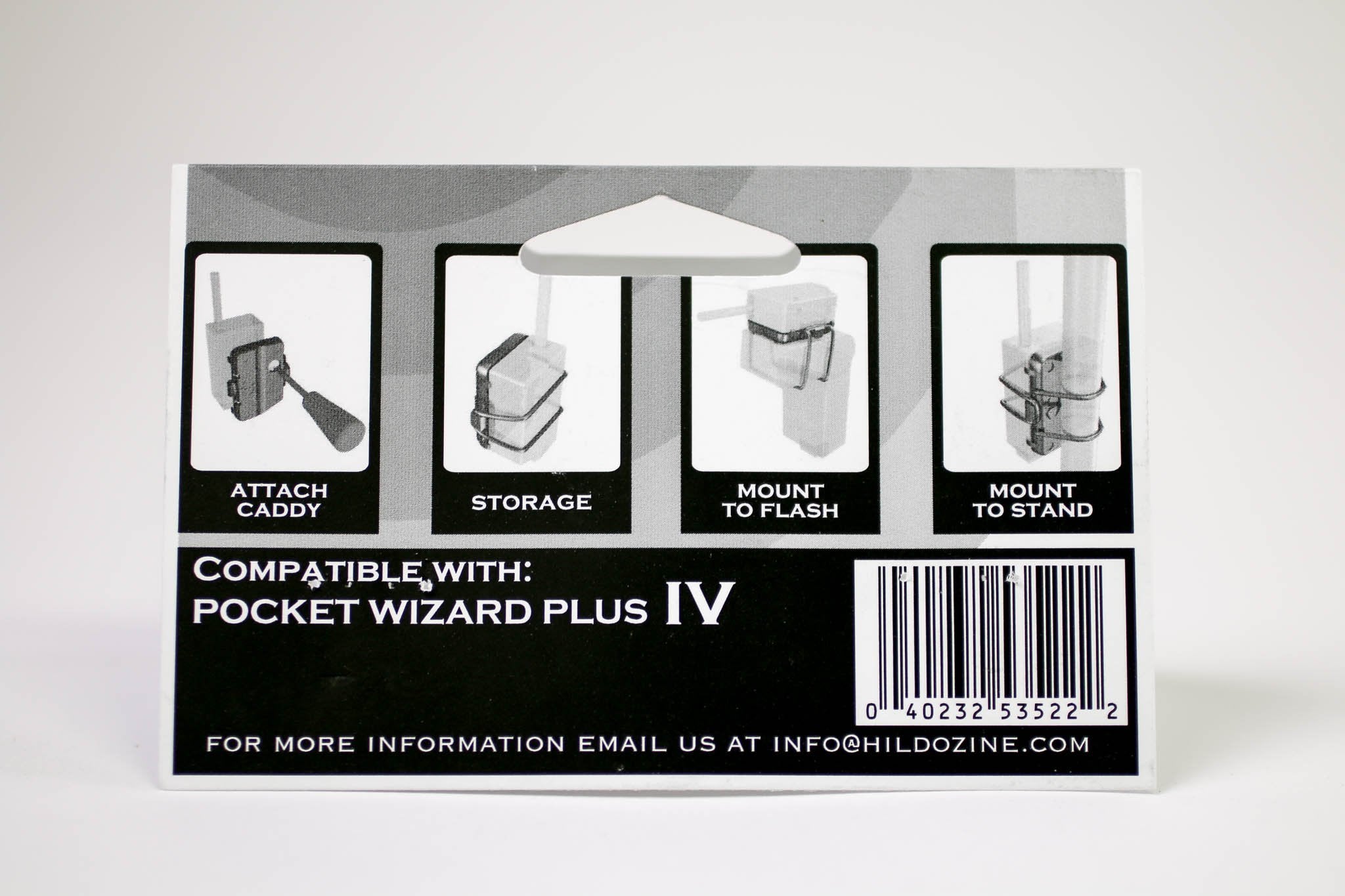 Hildizone Transciever Caddy V4 For Pocketwizard Plus Iv   Attaches To Lightstand